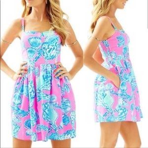 Lilly Pulitzer Ardleigh Dress in Pink Pout Barefoot Princess Sz 6